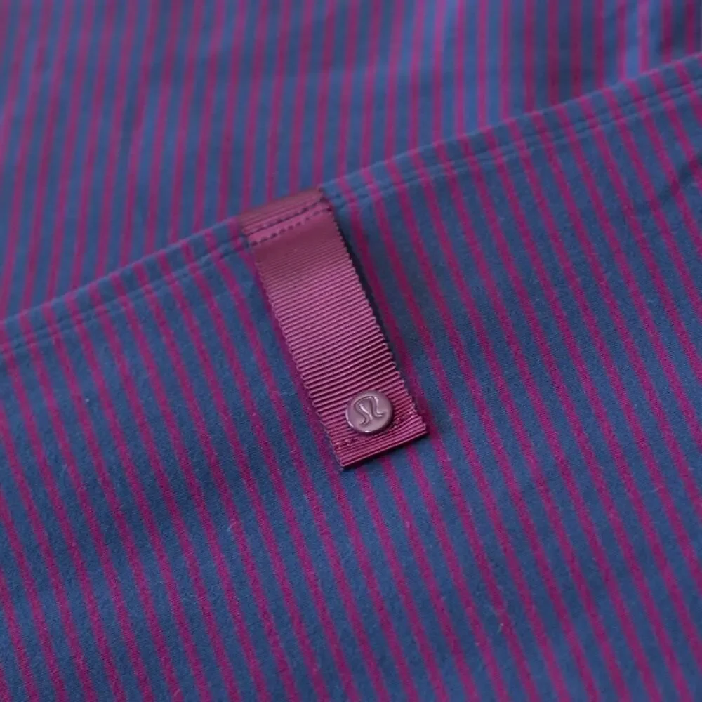Lululemon Athletica Vinyasa Scarf *Rulu Hyper Stripe Plum / Plum O/S